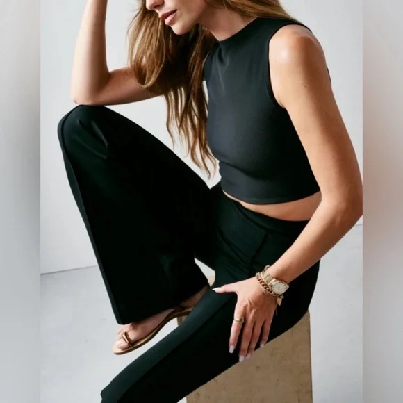 SPANX Super Smooth Perfect Fit Ponte Flare Pant High Rise Size XL NEW - Picture 7 of 17